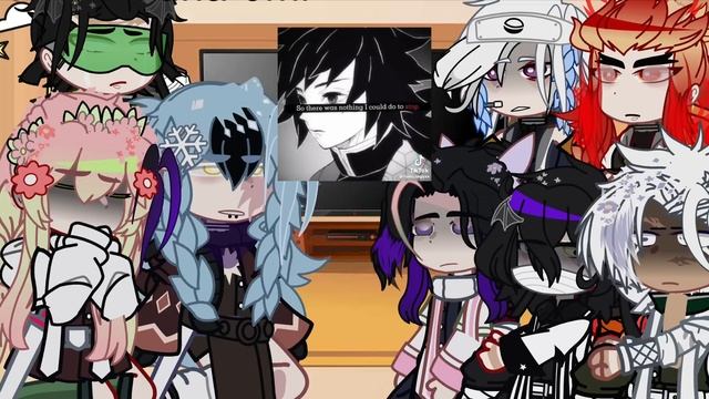 The hashira react to giyuu :) ||sanegiyuu || ||kny||