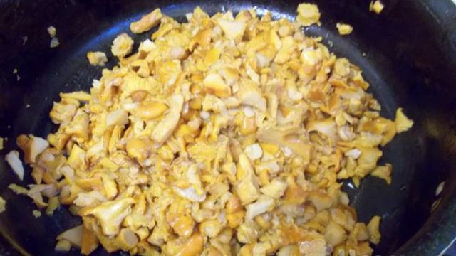Жареные лисички на зиму