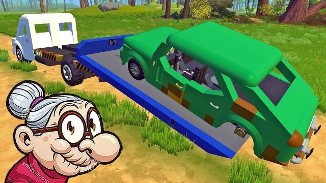 БАБКА ВЕЗЁТ СВОЙ РЖАВЫЙ МОСКВИЧ на СТО МУЛЬТИК про ДЕРЕВНЮ в Scrap Mechanic СКРАП МЕХАНИК