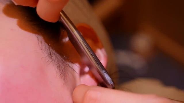 Уход за кожей ASMR｜Дамы бреются и делают массаж лица