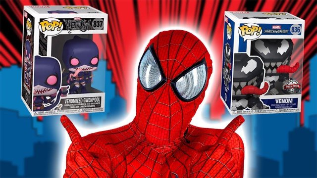 ВЕНОМ ГВЕНПУЛ И МЕХА-ВЕНОМ FUNKO POP! ЧЕЛОВЕК-ПАУК И ОБЗОР ФИГУРОК МАРВЕЛ SUPER  HEROES!