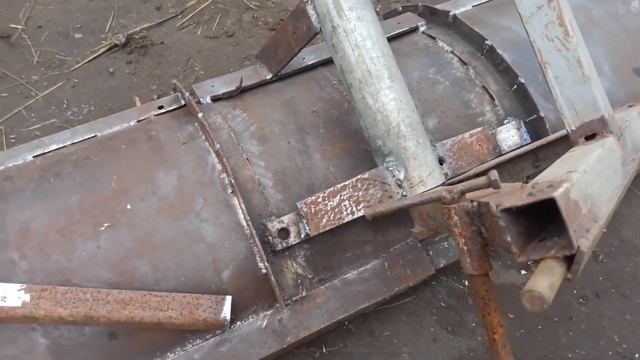 Снеговая лопата, отвал для минитрактора  своими руками !!! ЧАСТЬ 3!!!