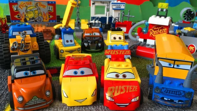Тачки Лего Мультики про Машинки Молния Маквин Мисс Крошка Крус Рамирес Cars Lego
