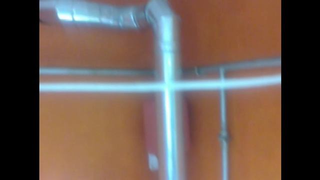 Монтаж ⧸ установка внутреннего дымохода одноконтурного газового котла (оцинковка ⧸ нержавейка)