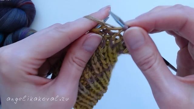 Кромочные петли спицами, которые не заворачиваются | Красивый край для Идеального Шарфа!