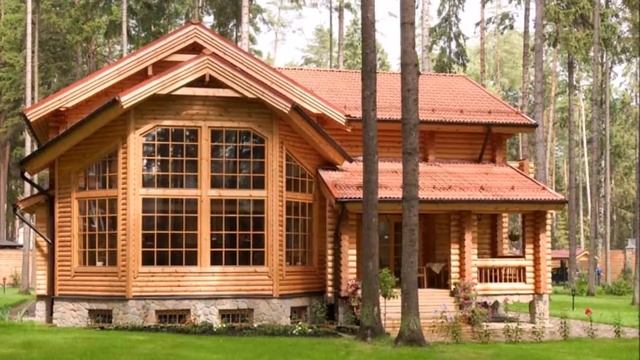 Красивые Деревянные Дома |  Wooden House.